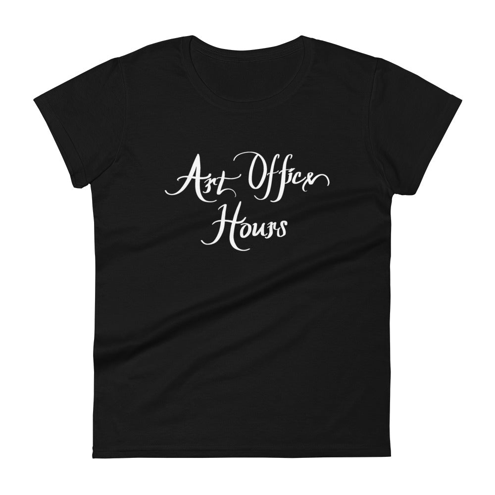 Art Office Hours Inner Healing Power Quote - Women's short sleeve t-shirt