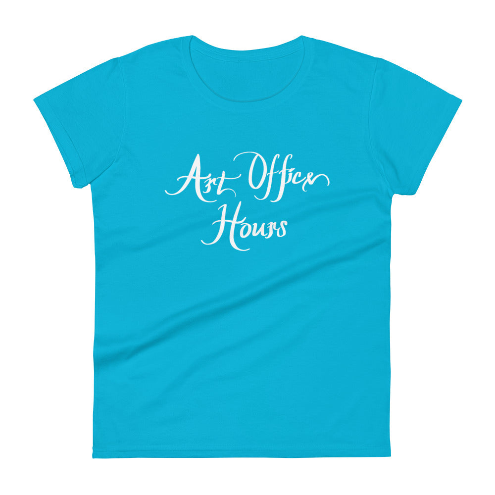 Art Office Hours Inner Healing Power Quote - Women's short sleeve t-shirt