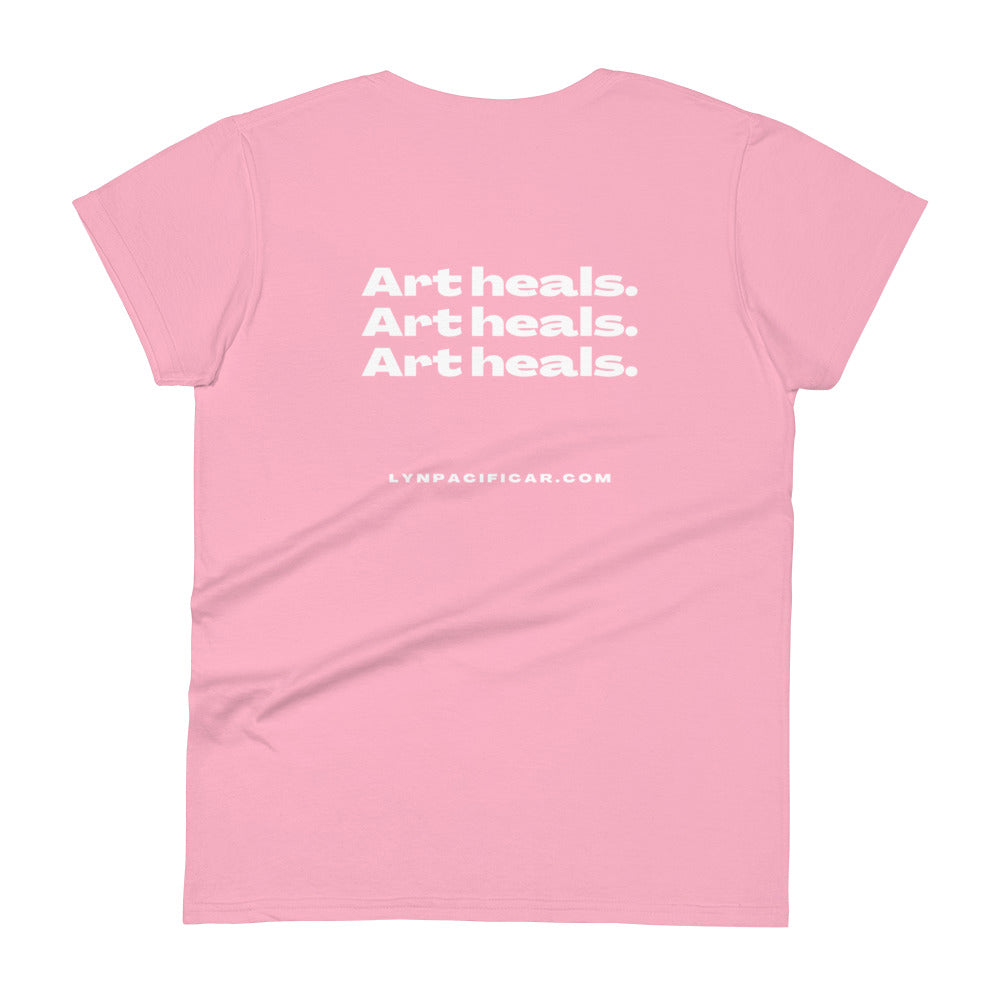 Art Office Hours Art Heals Quote - Women's T-shirt