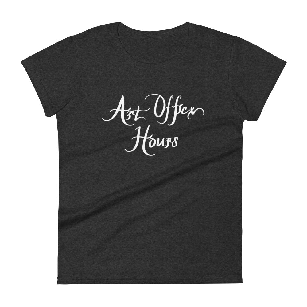 Art Office Hours Inner Healing Power Quote - Women's short sleeve t-shirt