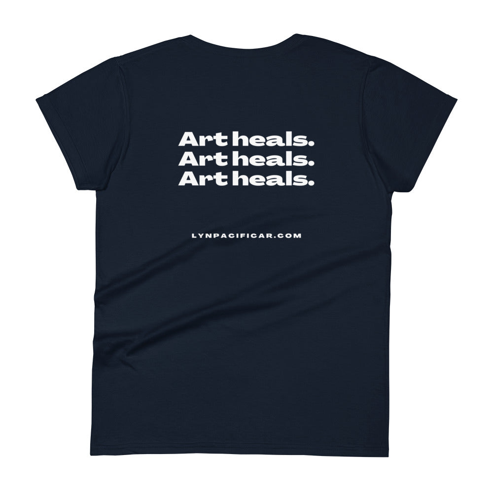 Art Office Hours Art Heals Quote - Women's T-shirt