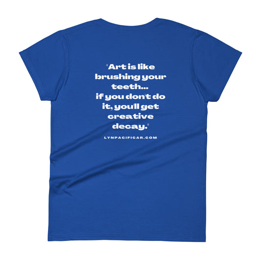 Art Office Hours Creative Decay Quote - Women's T-shirt