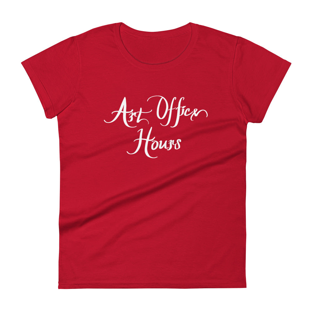Art Office Hours Inner Healing Power Quote - Women's short sleeve t-shirt
