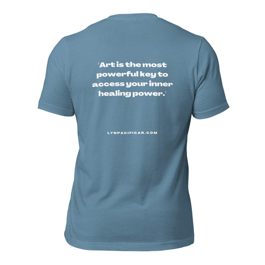 Art Office Hours Inner Healing Power Quote - Unisex t-shirt