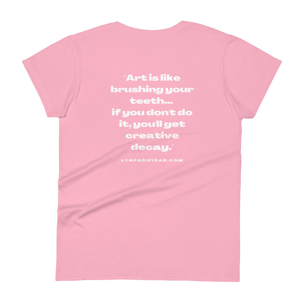 Art Office Hours Creative Decay Quote - Women's T-shirt