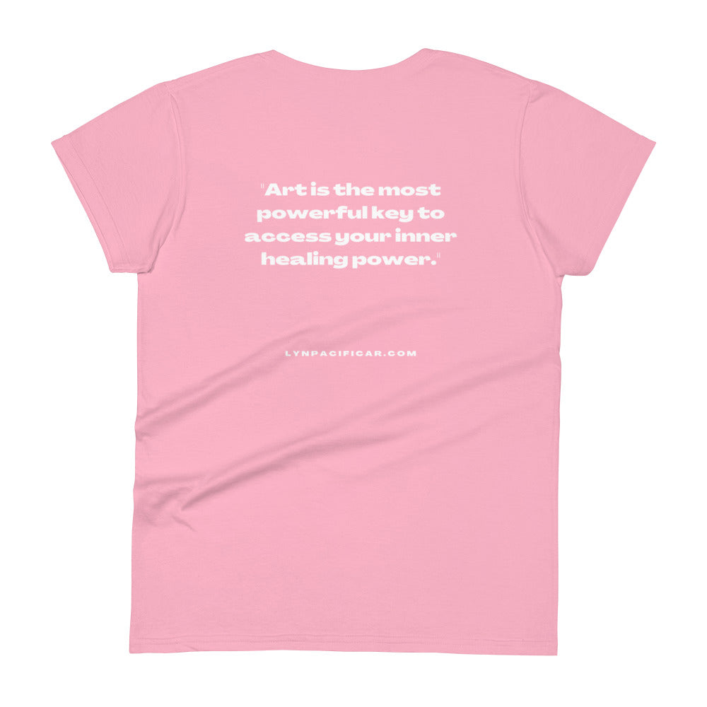 Art Office Hours Inner Healing Power Quote - Women's short sleeve t-shirt