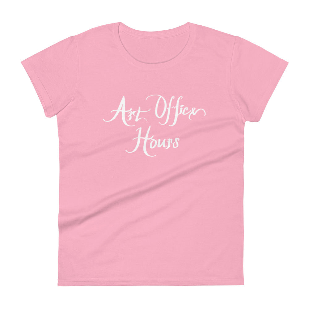 Art Office Hours Creative Decay Quote - Women's T-shirt