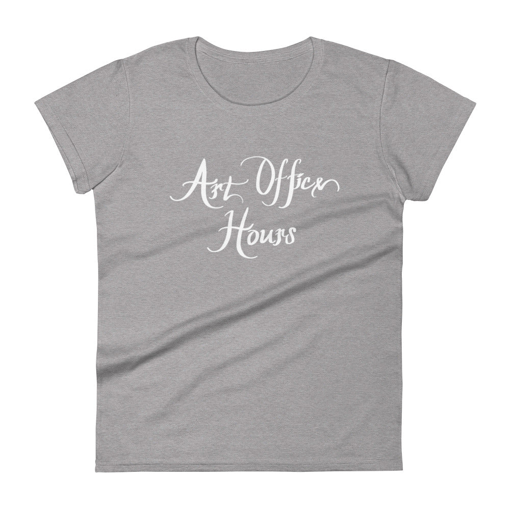 Art Office Hours Creative Decay Quote - Women's T-shirt