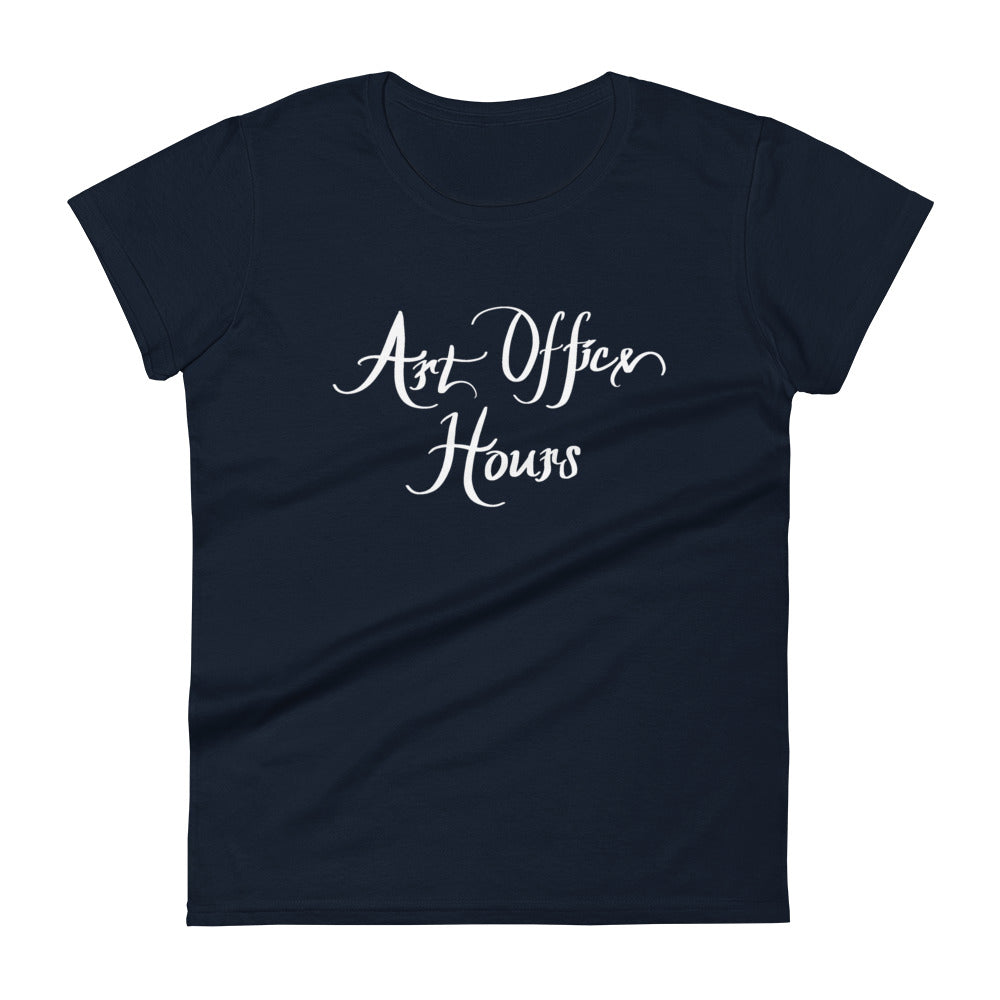 Art Office Hours Creative Decay Quote - Women's T-shirt